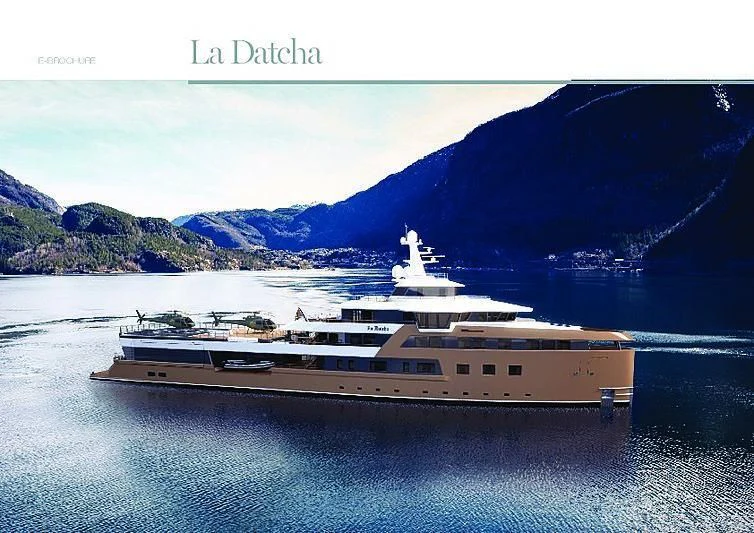 a ship in the water aboard LA DATCHA Yacht for Sale