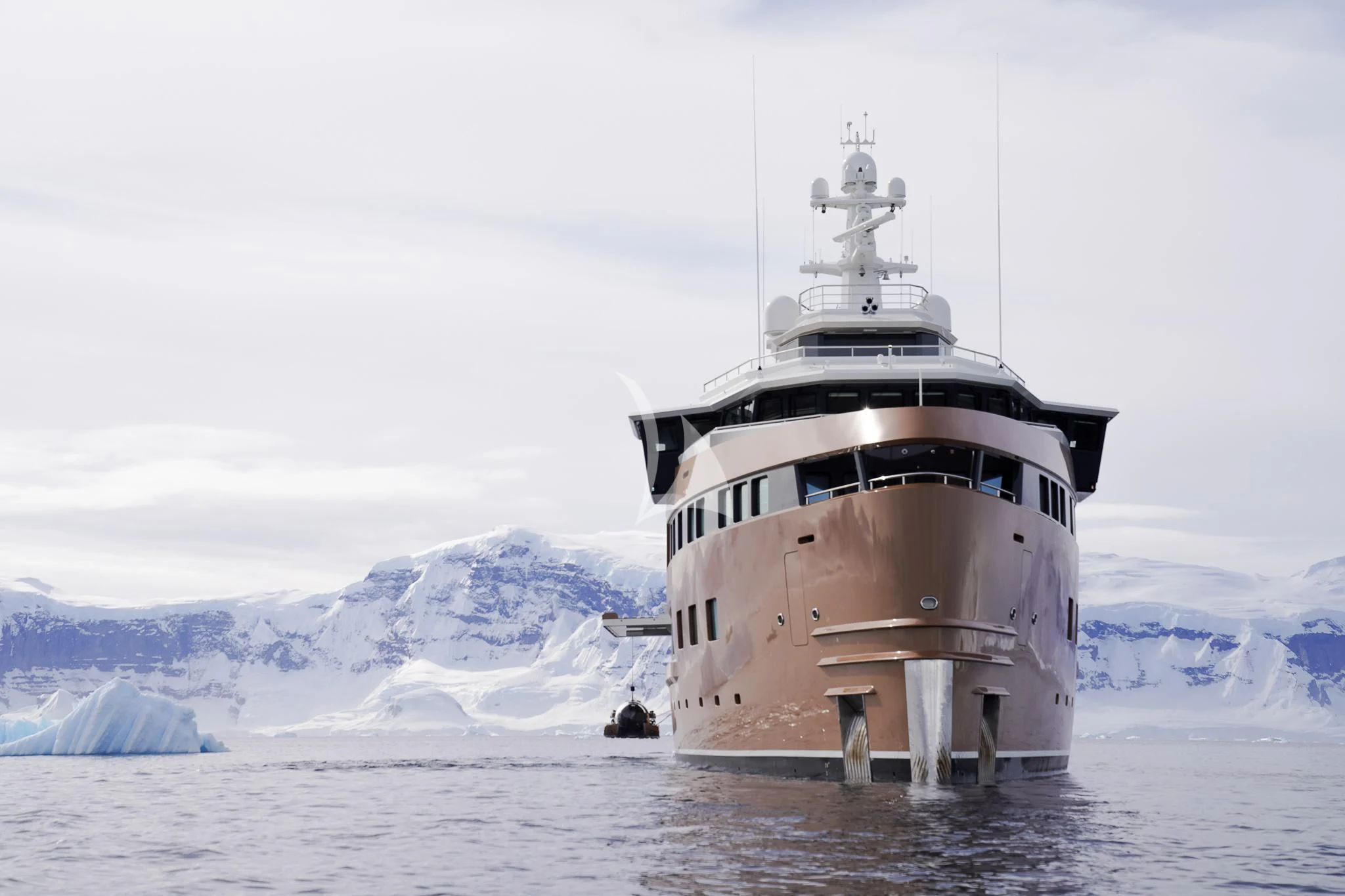 a ship in the water aboard LA DATCHA Yacht for Sale