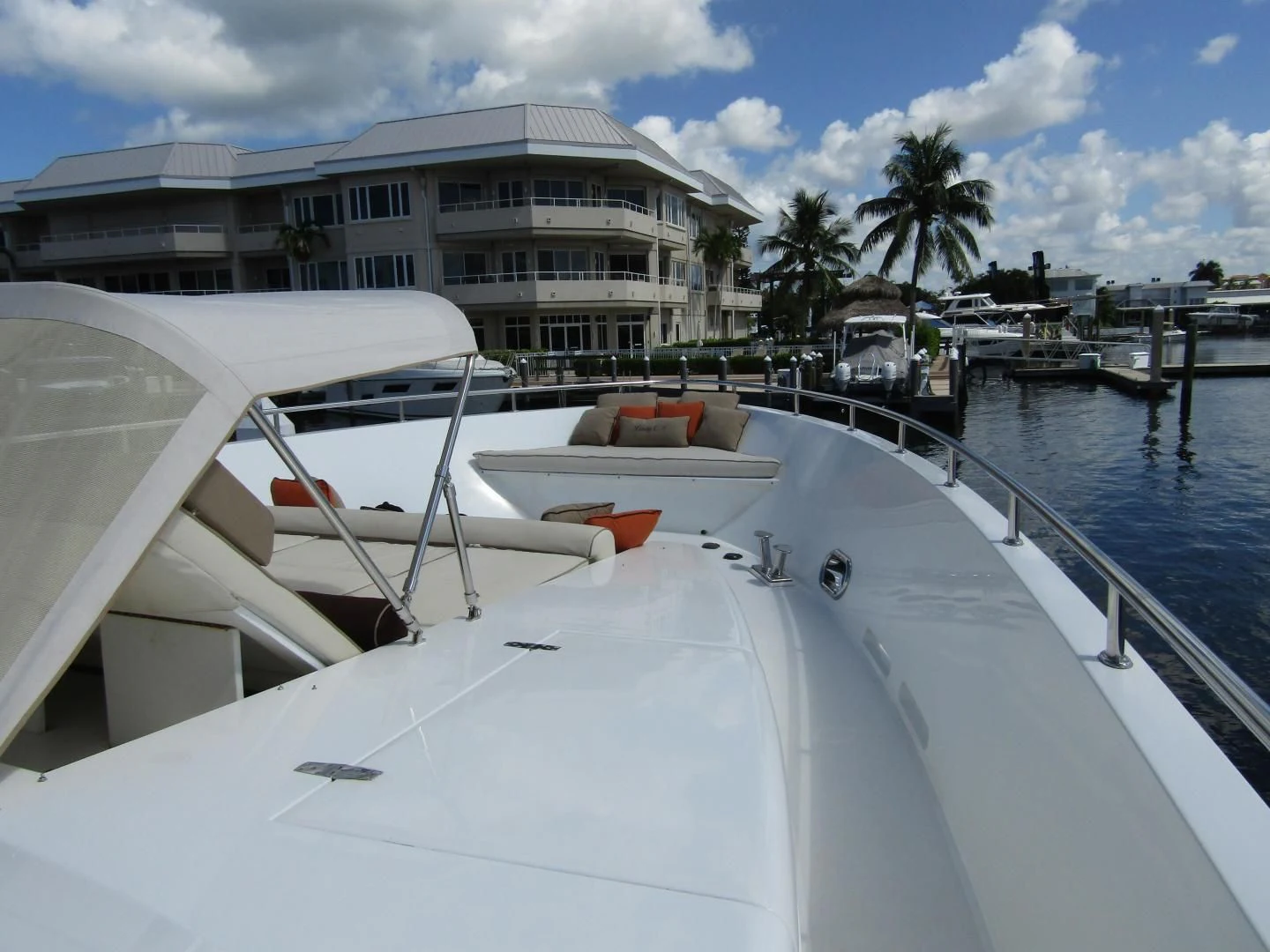 a boat on the water aboard LADY C II Yacht for Sale