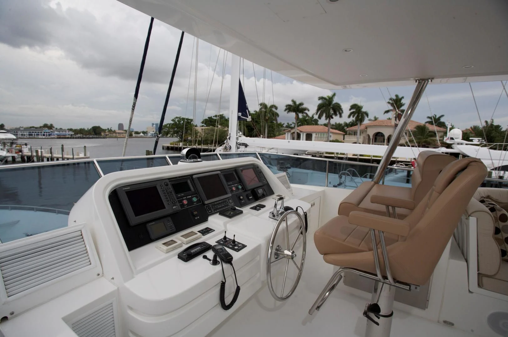 a boat on the water aboard LADY C II Yacht for Sale