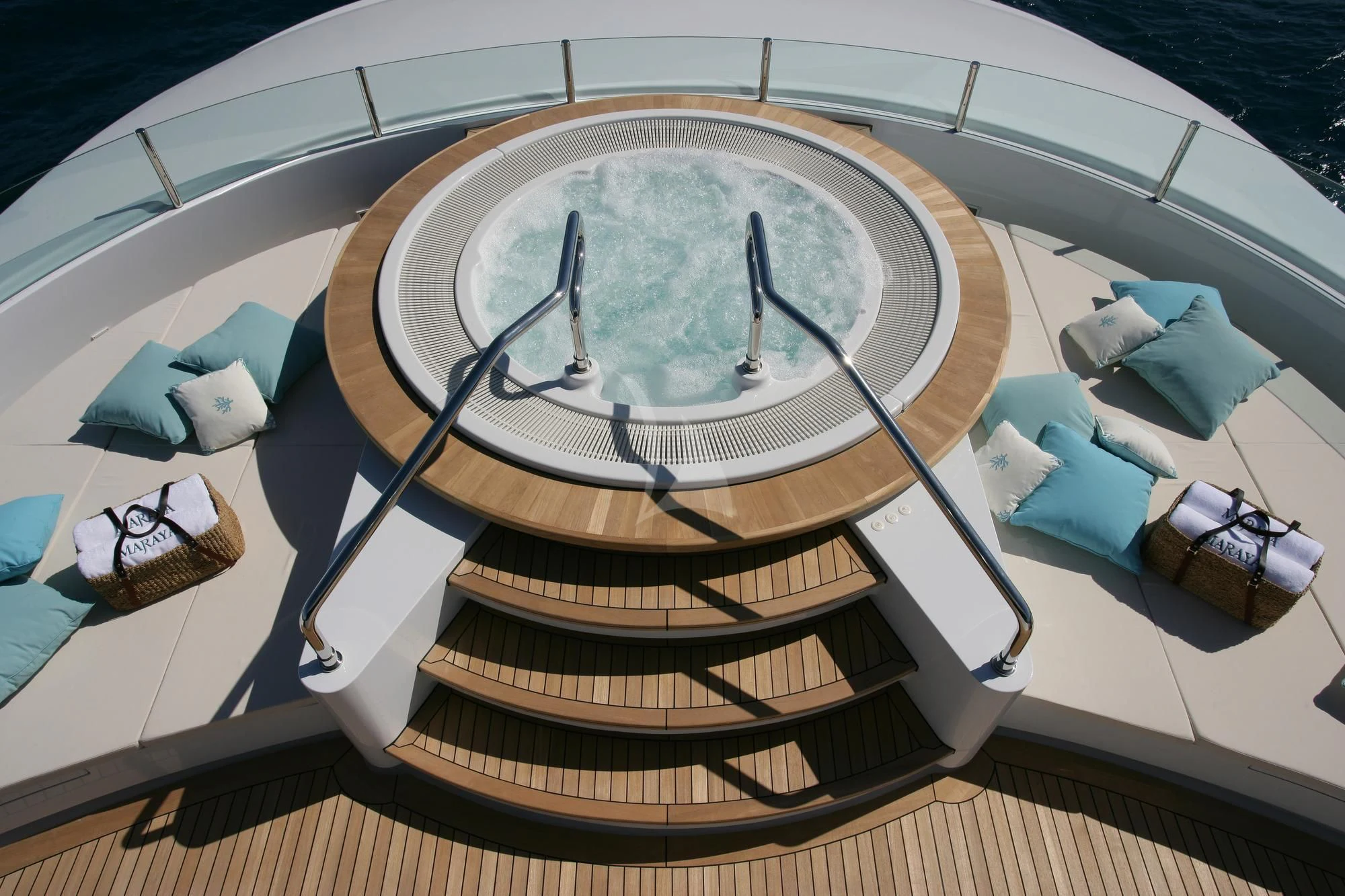 a boat on the water aboard MARAYA Yacht for Sale