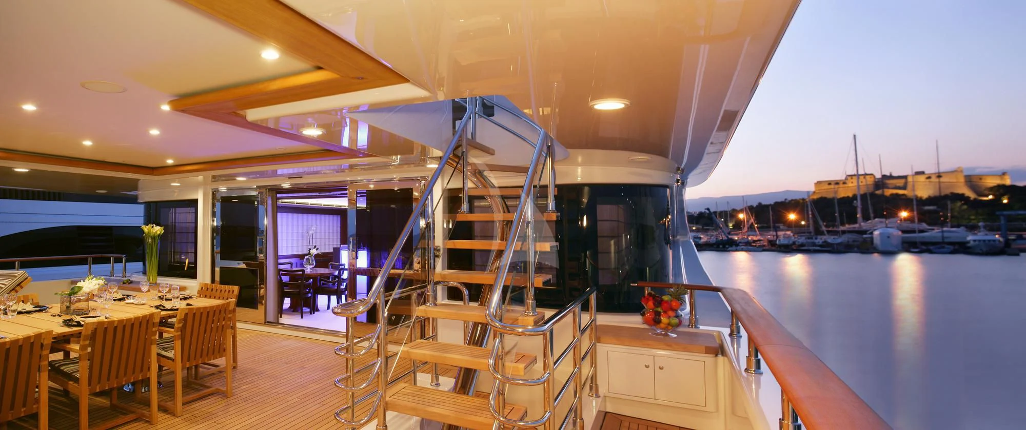 a boat on a body of water aboard MARAYA Yacht for Sale