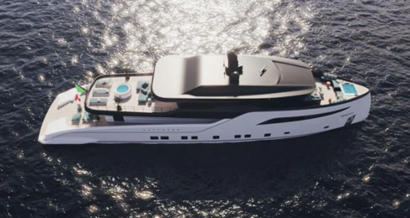 a white yacht in the water aboard TERRANOVA 41 Yacht for Sale