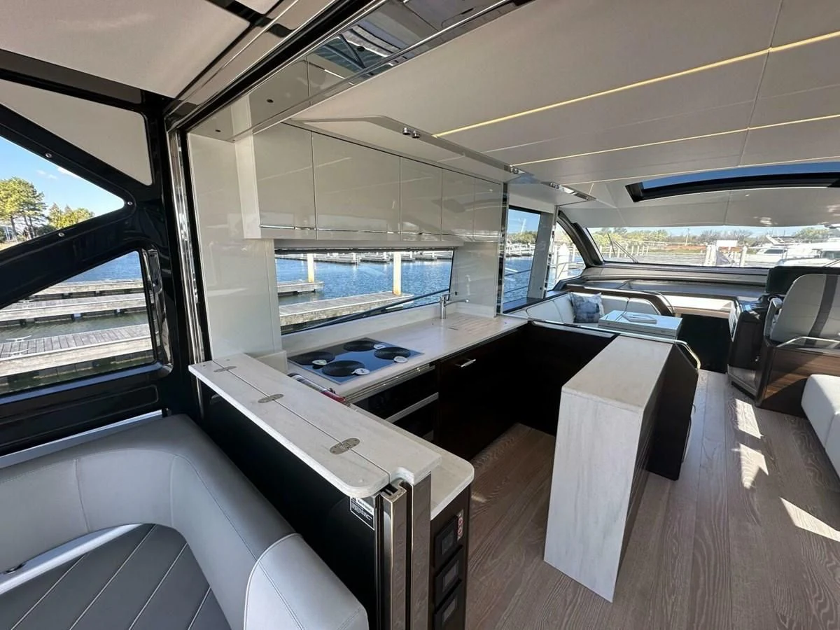 inside of a vehicle aboard 75 SPORT YACHT Yacht for Sale