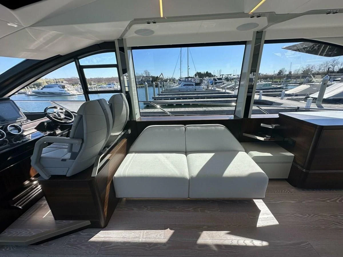 inside of a car aboard 75 SPORT YACHT Yacht for Sale