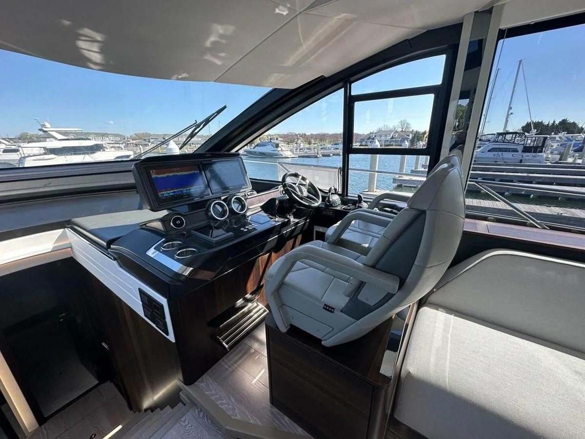 inside of a car aboard 75 SPORT YACHT Yacht for Sale