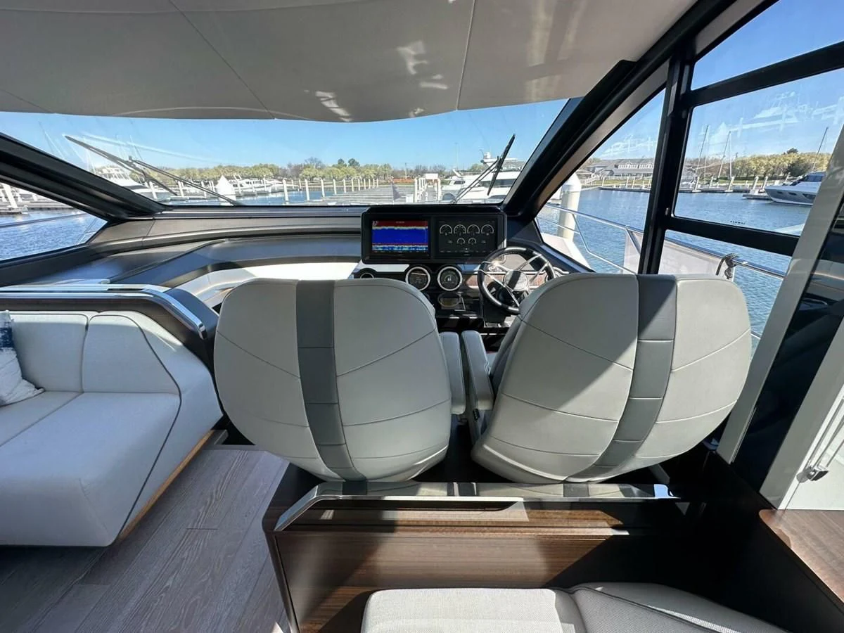 inside of a car aboard 75 SPORT YACHT Yacht for Sale