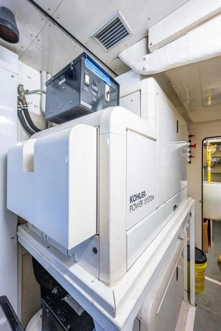 a machine with a screen aboard EVERYTHING GOOD Yacht for Sale