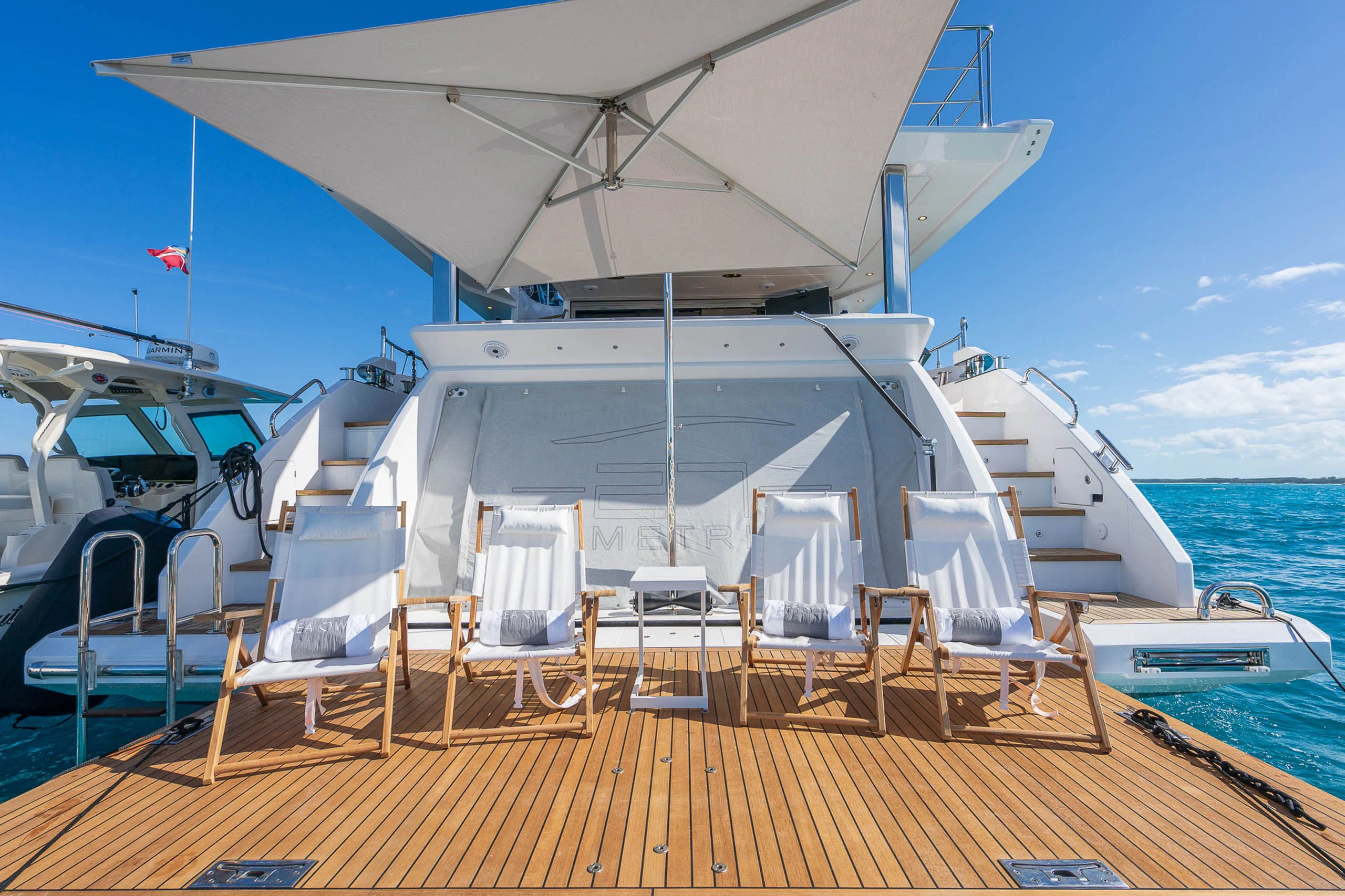 a boat on the water aboard SEA OWL Yacht for Sale