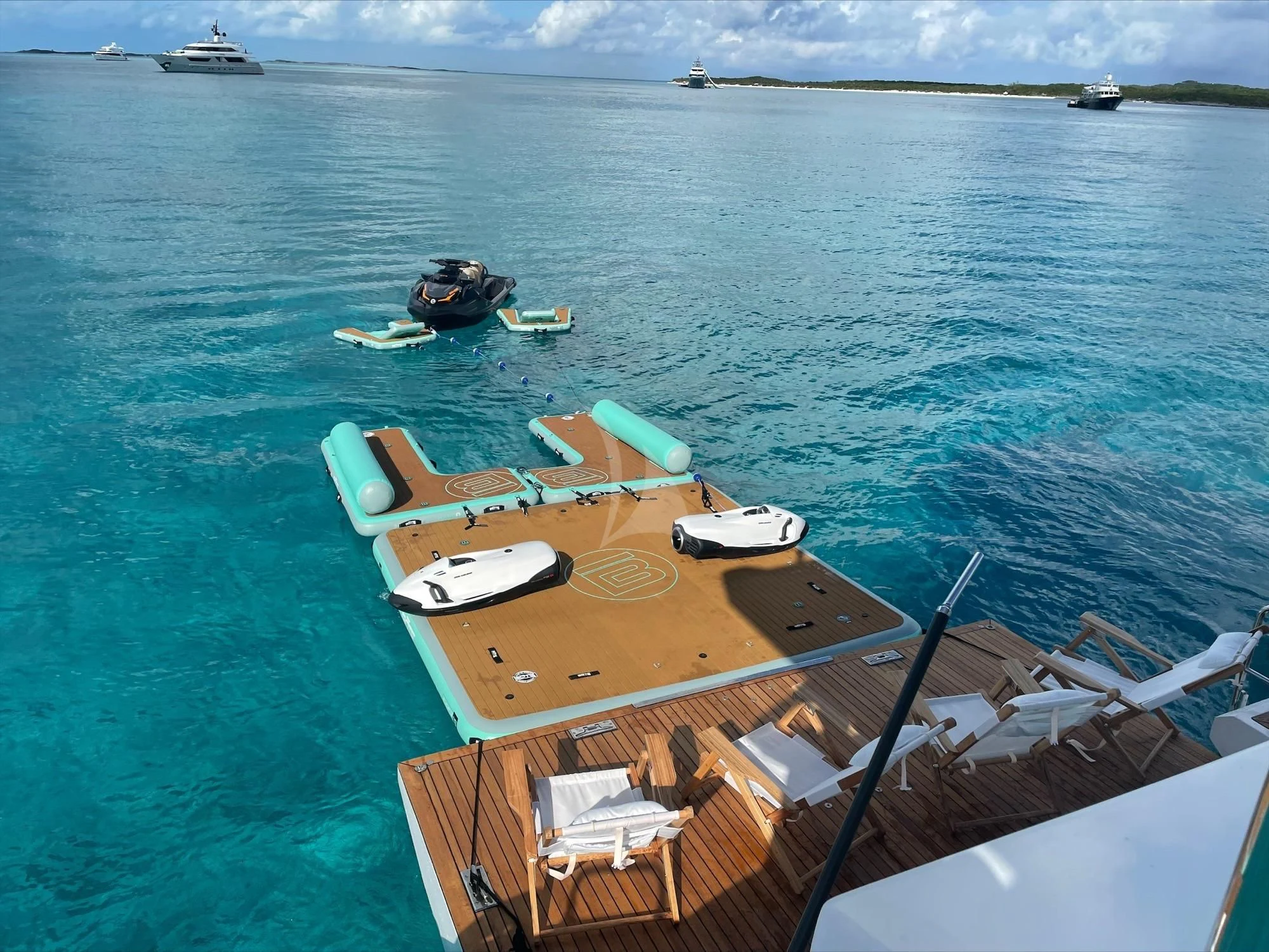 a boat on the water aboard SEA OWL Yacht for Sale