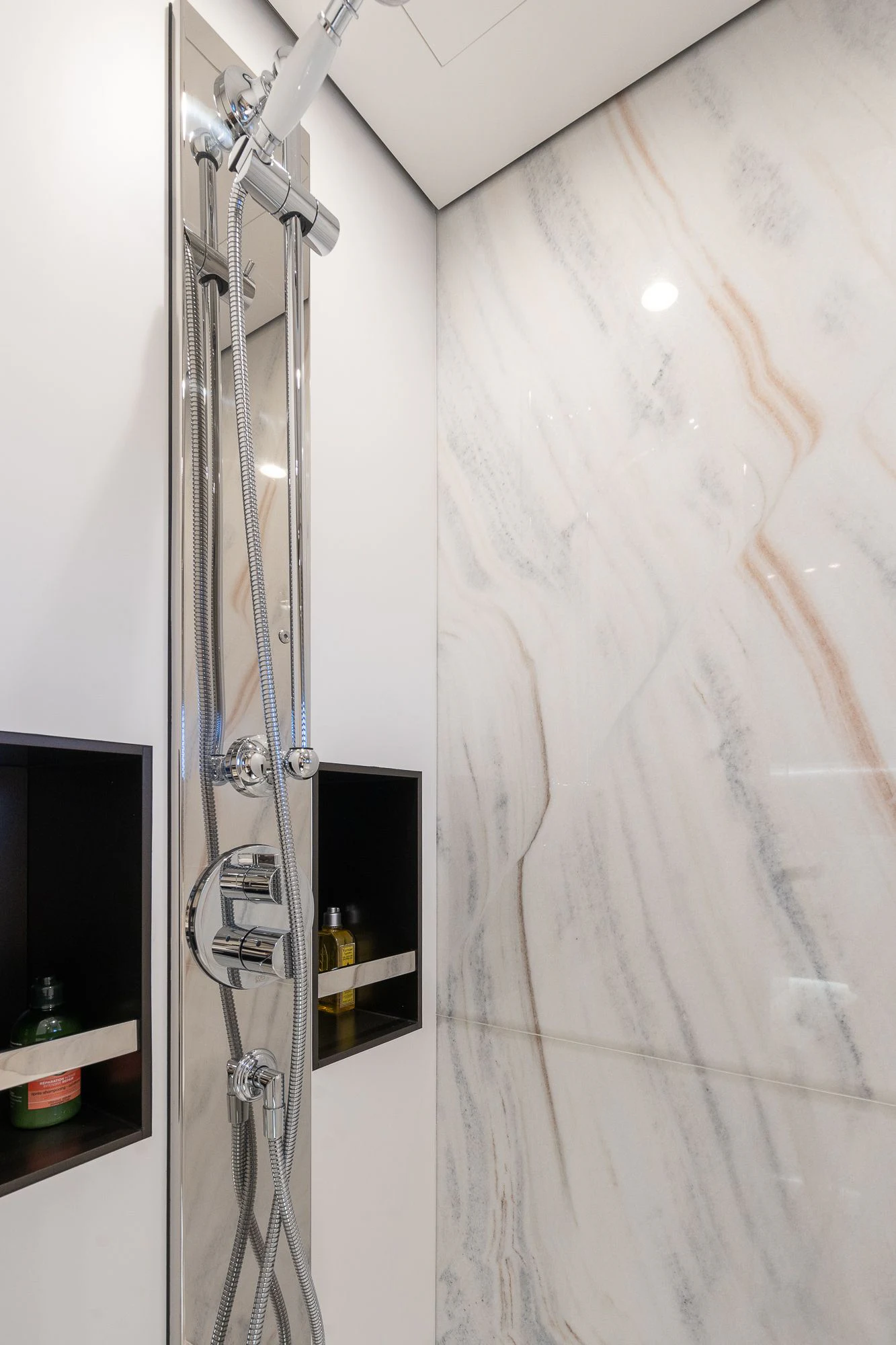 a shower with hoses aboard SEA OWL Yacht for Sale