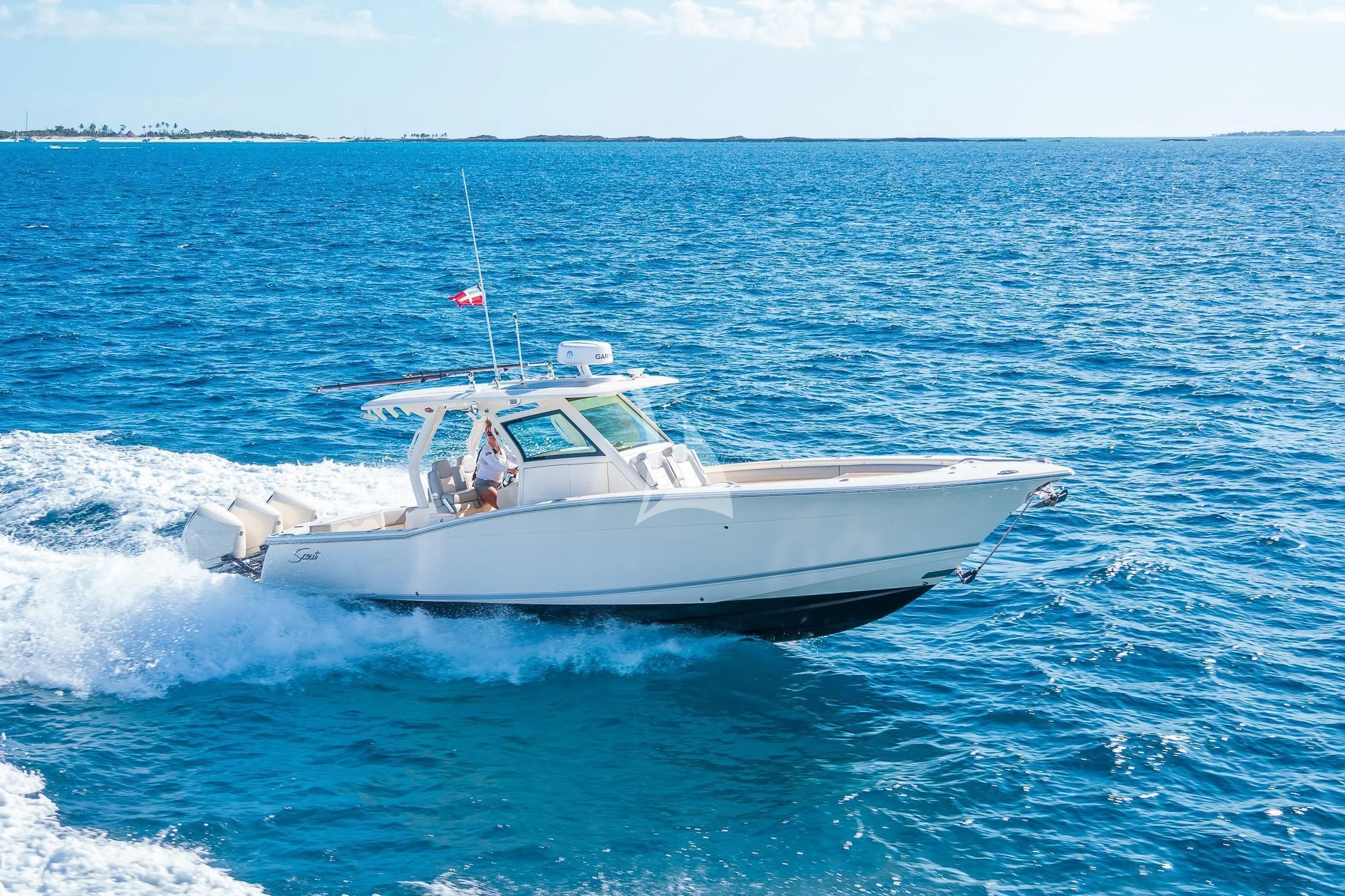 a boat on the water aboard SEA OWL Yacht for Sale