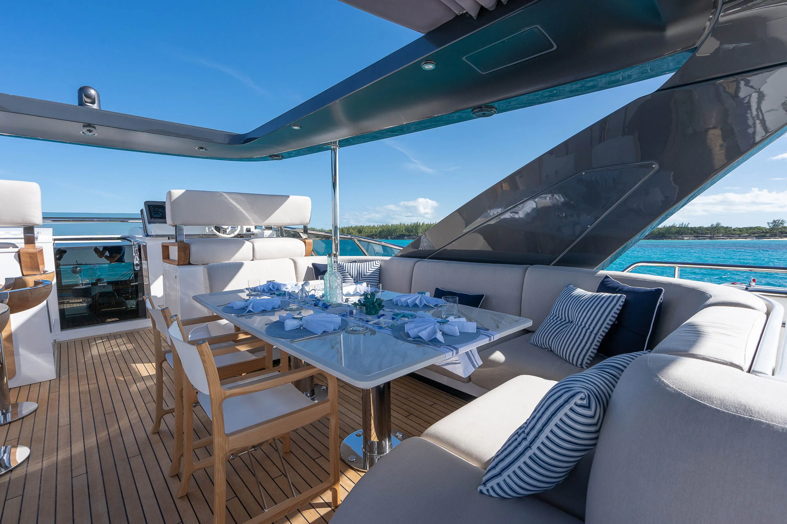 a boat on the water aboard SEA OWL Yacht for Sale
