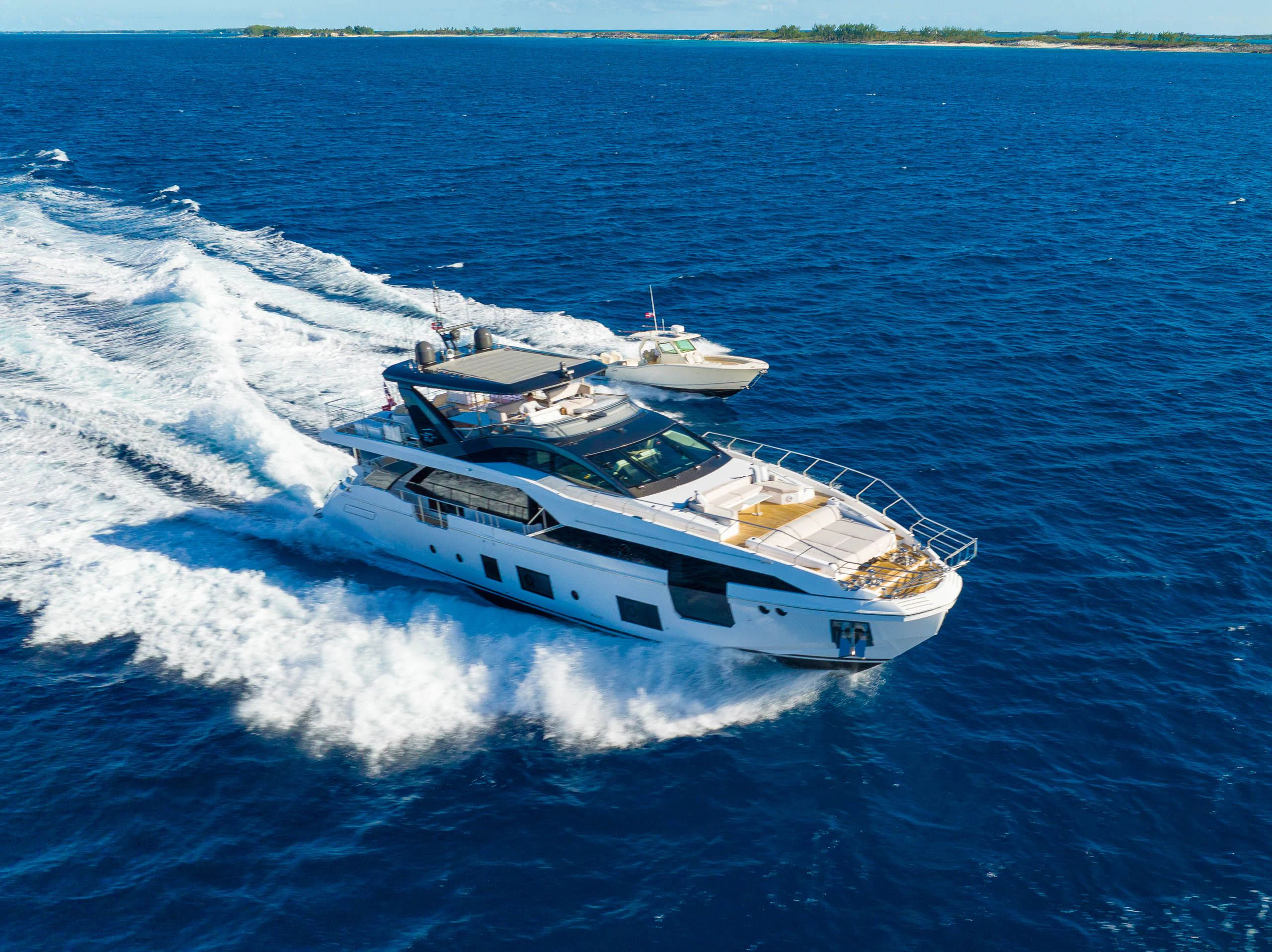 a boat on the water aboard SEA OWL Yacht for Sale