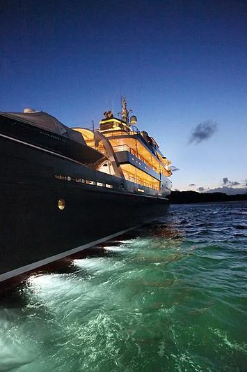 a boat in the water aboard YERSIN Yacht for Charter