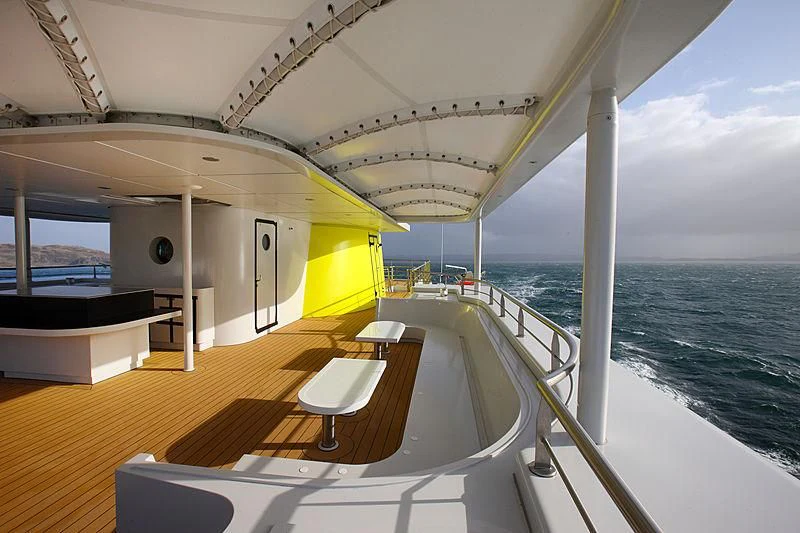 a boat on the water aboard YERSIN Yacht for Charter