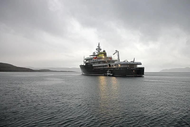 a boat in the water aboard YERSIN Yacht for Charter