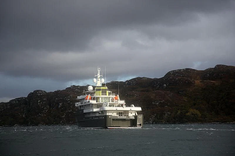 a ship in the water aboard YERSIN Yacht for Charter