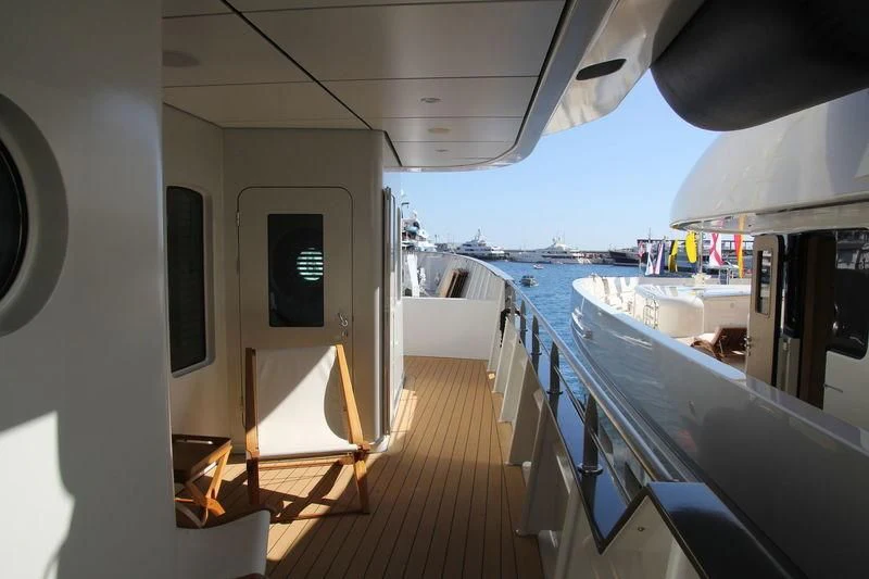 inside of a boat aboard YERSIN Yacht for Charter