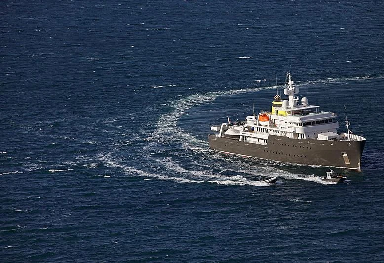 a ship in the water aboard YERSIN Yacht for Charter