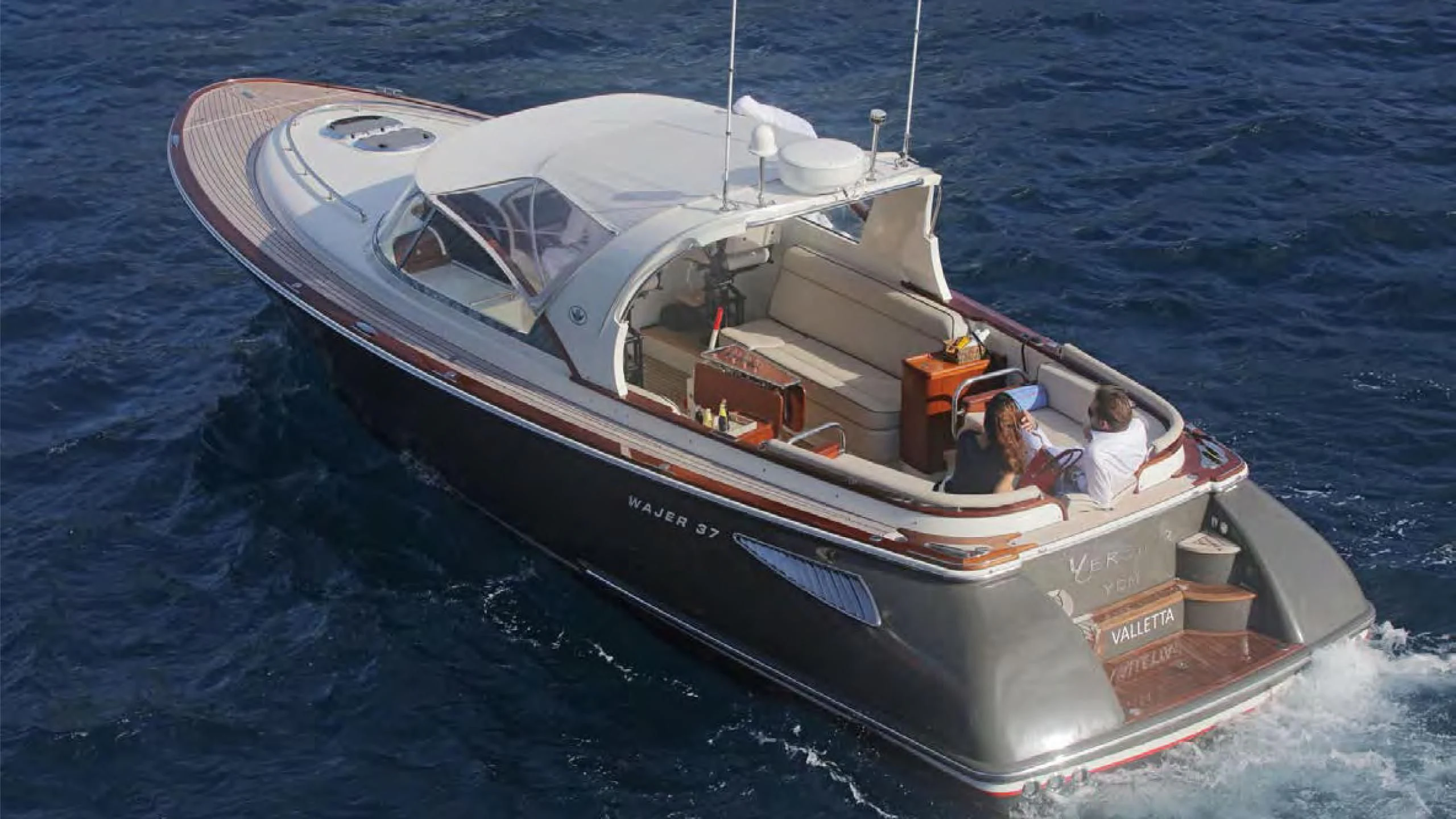 a boat in the water aboard YERSIN Yacht for Charter