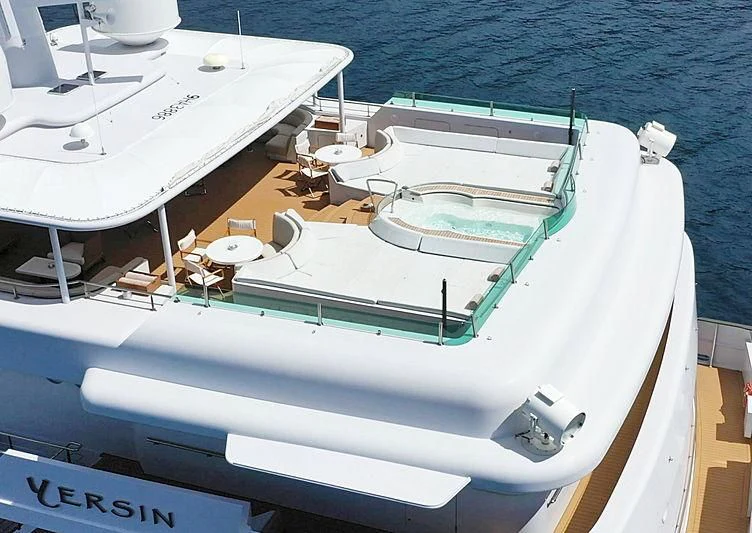 a boat on the water aboard YERSIN Yacht for Charter