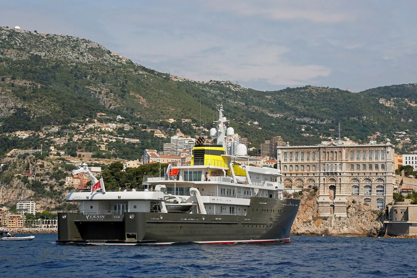a boat in the water aboard YERSIN Yacht for Charter