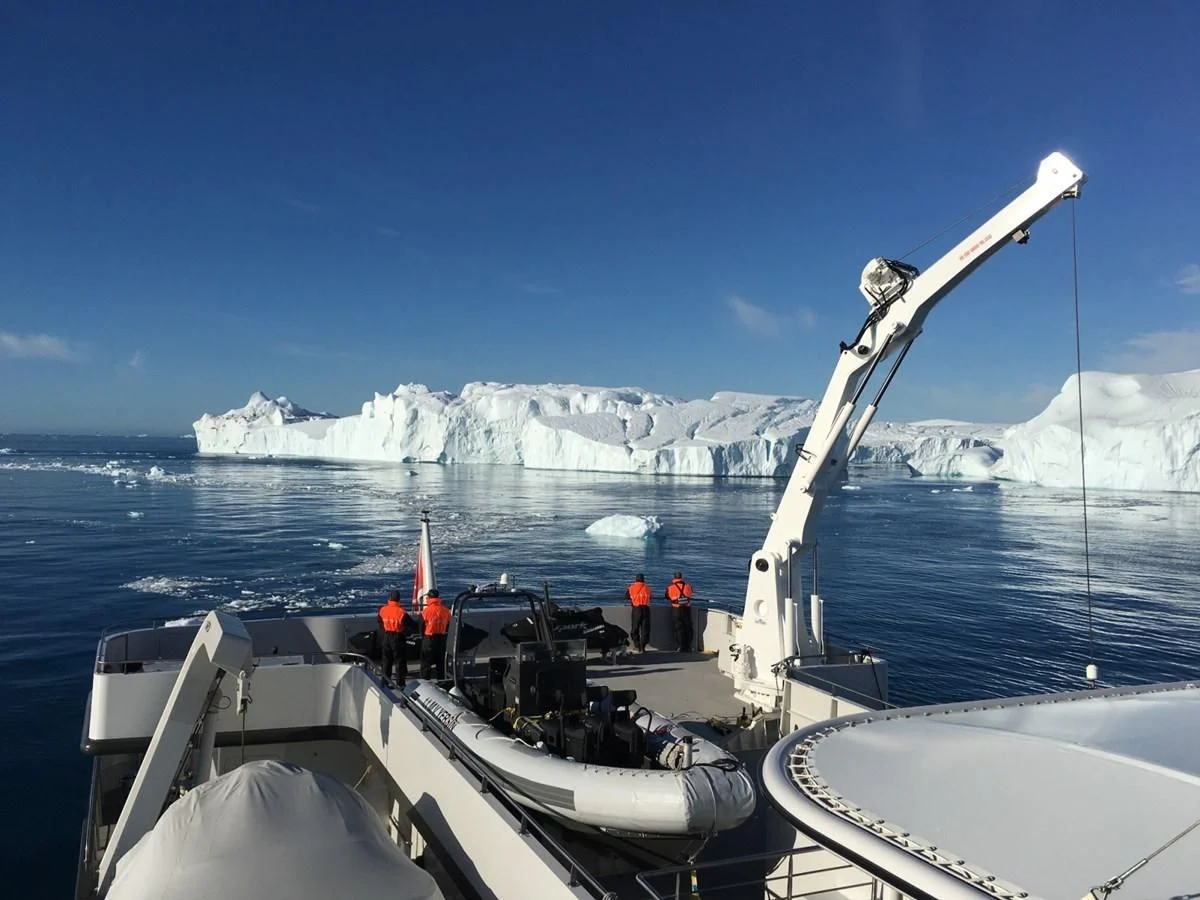 a boat on the water aboard YERSIN Yacht for Charter
