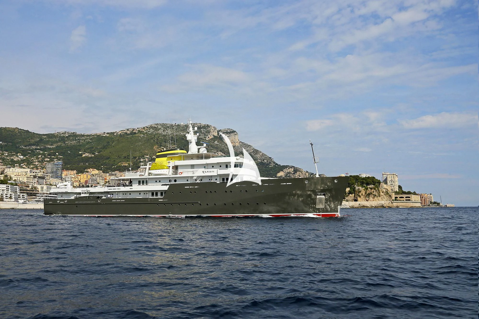 a ship in the water aboard YERSIN Yacht for Charter