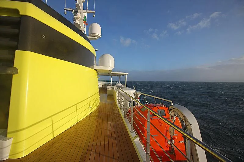 a boat on the water aboard YERSIN Yacht for Charter
