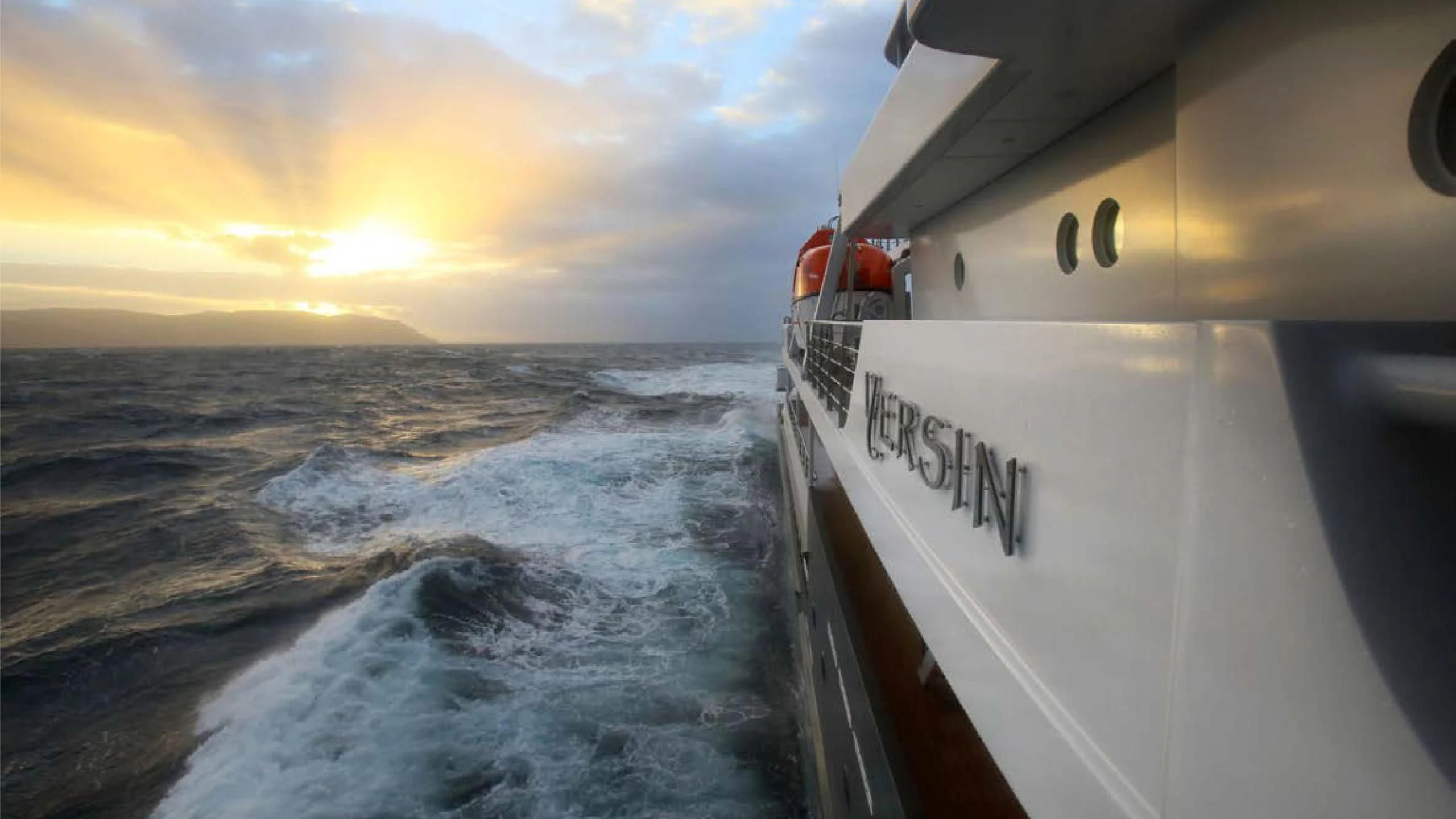 a boat on the water aboard YERSIN Yacht for Charter