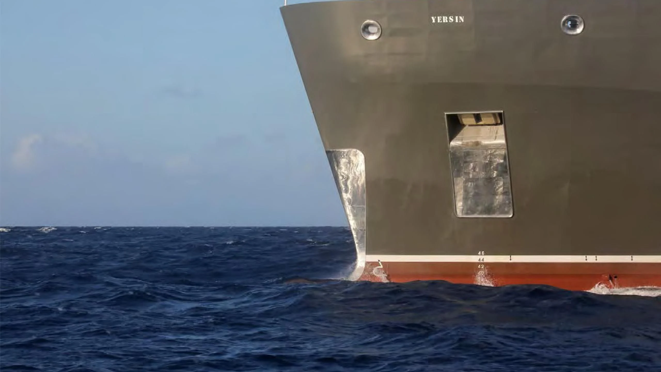 a rocket taking off from the ocean aboard YERSIN Yacht for Charter