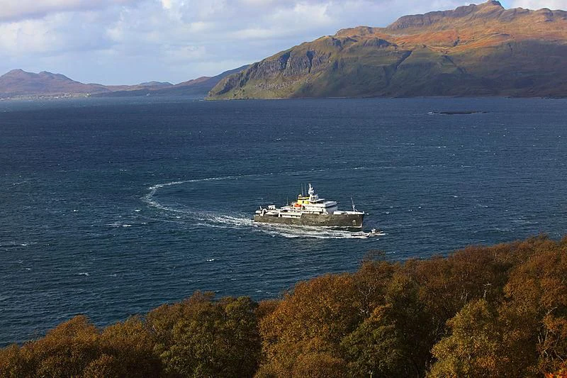 a ship sailing on water aboard YERSIN Yacht for Charter