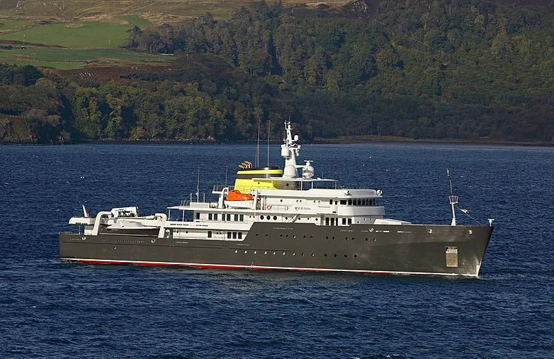 a boat on the water aboard YERSIN Yacht for Charter