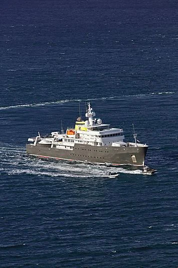 a ship in the water aboard YERSIN Yacht for Charter