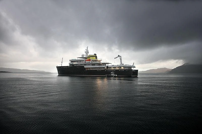 a ship in the water aboard YERSIN Yacht for Charter
