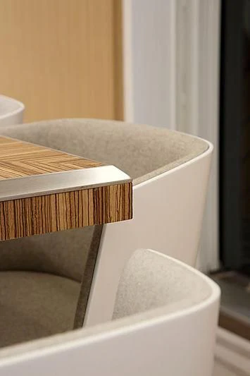 a chair with a cushion aboard YERSIN Yacht for Charter