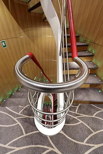 a close-up of a bicycle tire aboard YERSIN Yacht for Charter