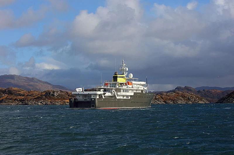 a ship in the water aboard YERSIN Yacht for Charter