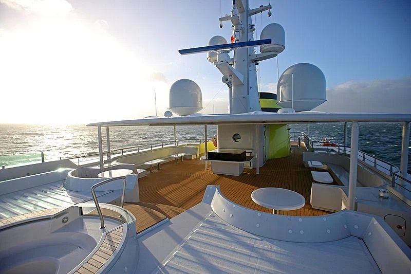 a boat on the water aboard YERSIN Yacht for Charter