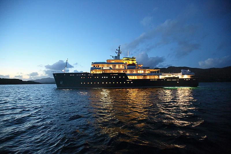a boat on the water aboard YERSIN Yacht for Charter