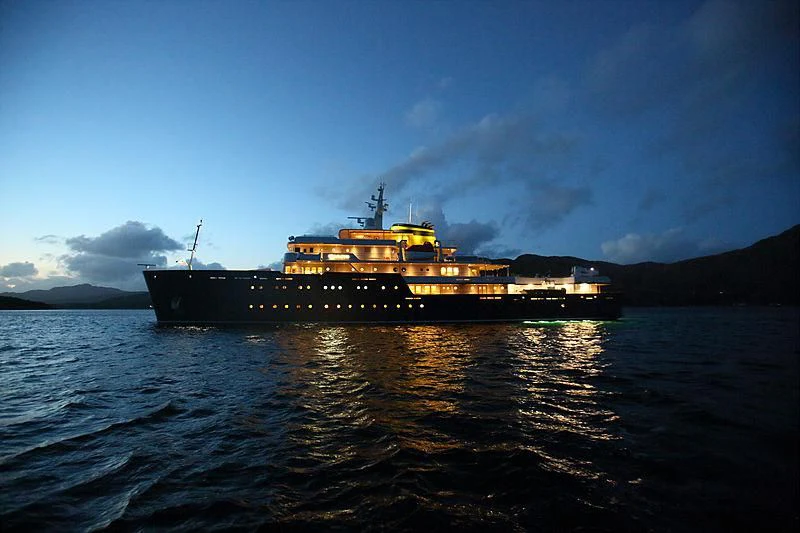 a boat on the water aboard YERSIN Yacht for Charter