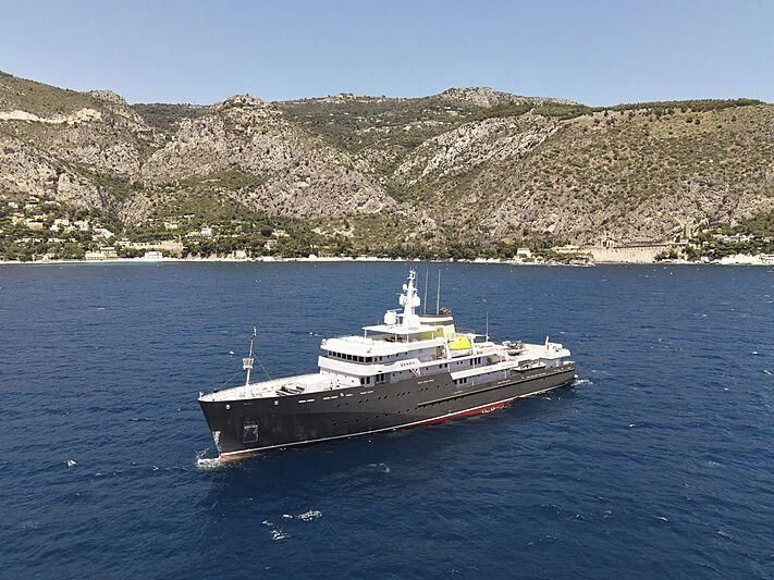 a ship in the water aboard YERSIN Yacht for Charter