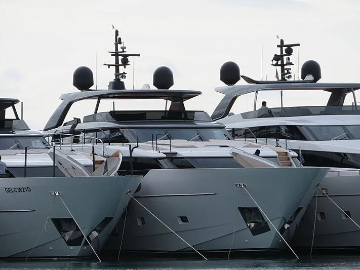 a close-up of a boat aboard AMOUAJE Yacht for Sale