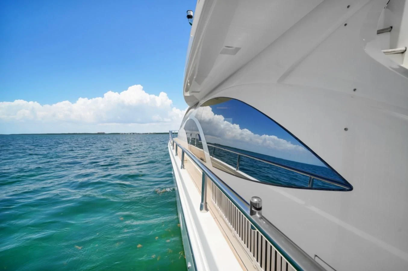 a boat in the water aboard TABATA Yacht for Sale