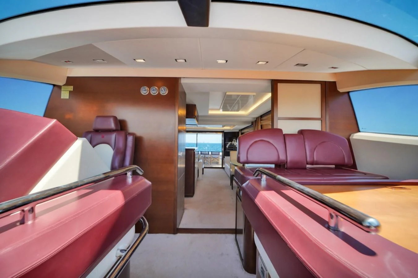 a room with a pool table aboard TABATA Yacht for Sale