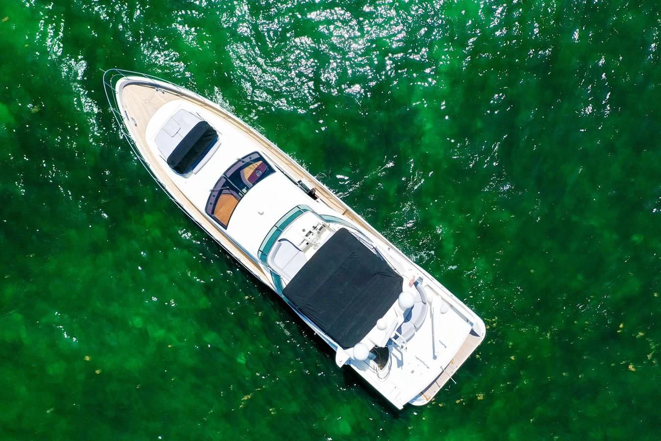 a boat in the water aboard TABATA Yacht for Sale