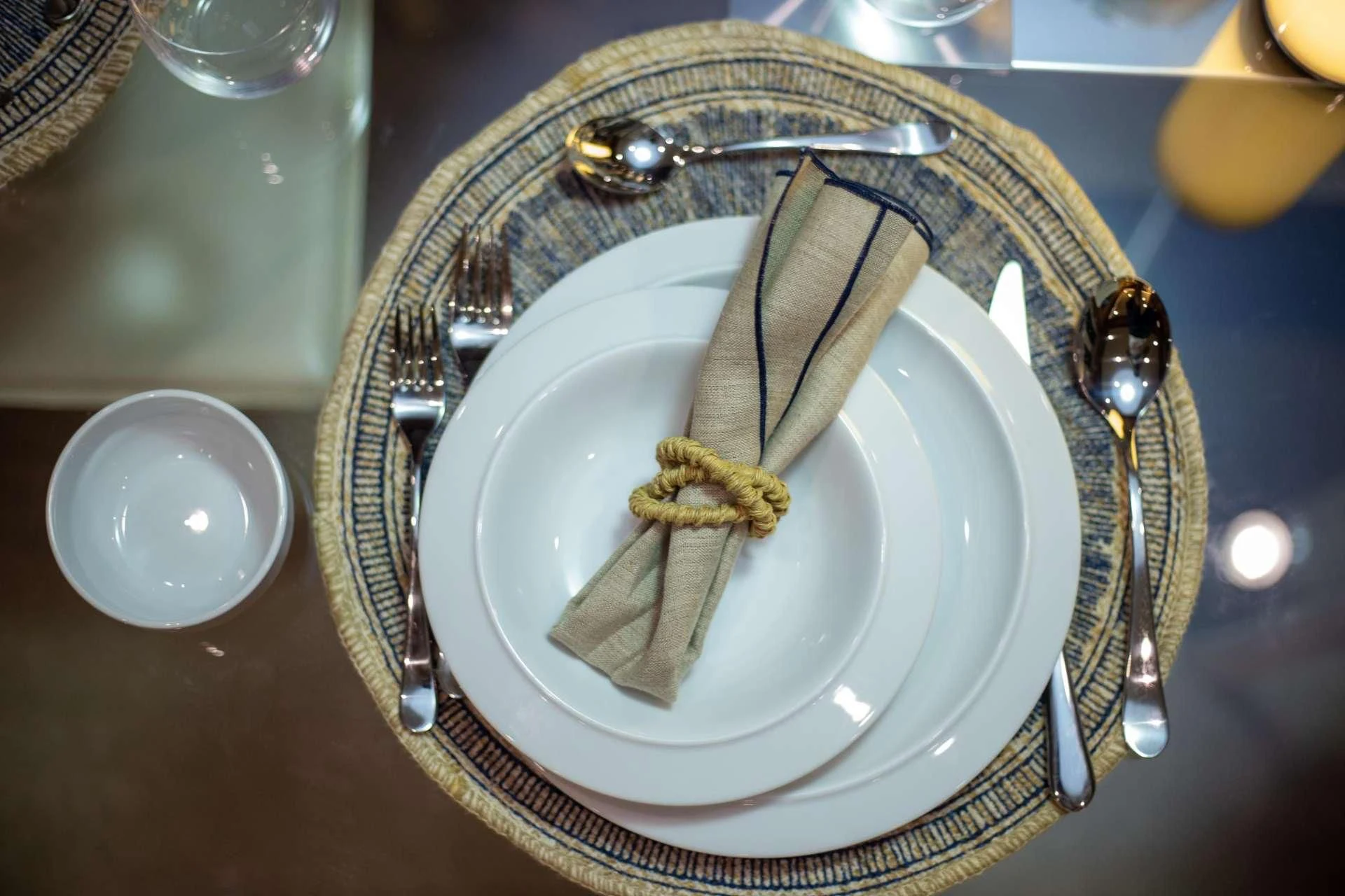 a plate with food on it aboard NOMADA Yacht for Charter