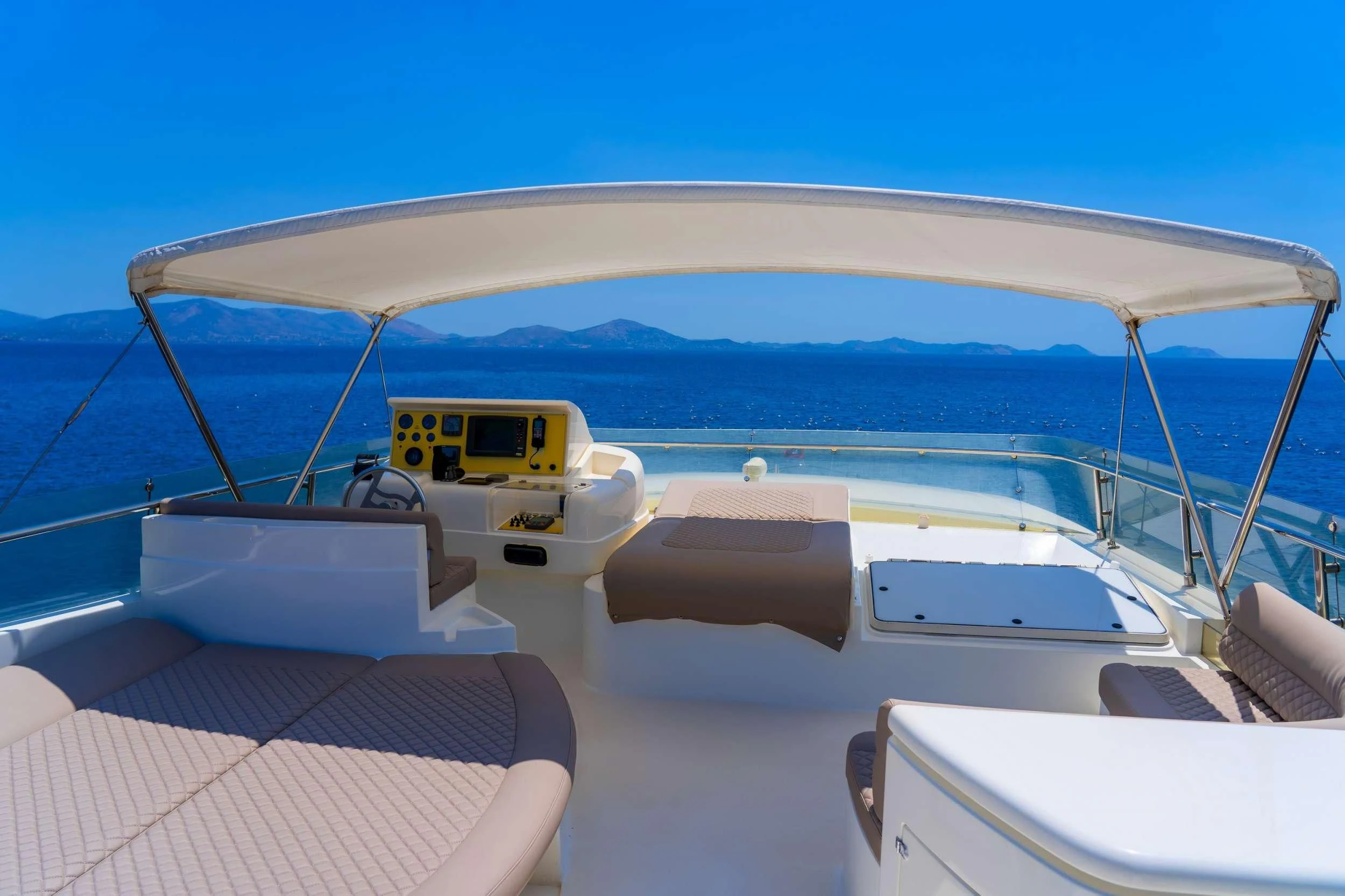 a boat on the water aboard SOFIA D Yacht for Sale