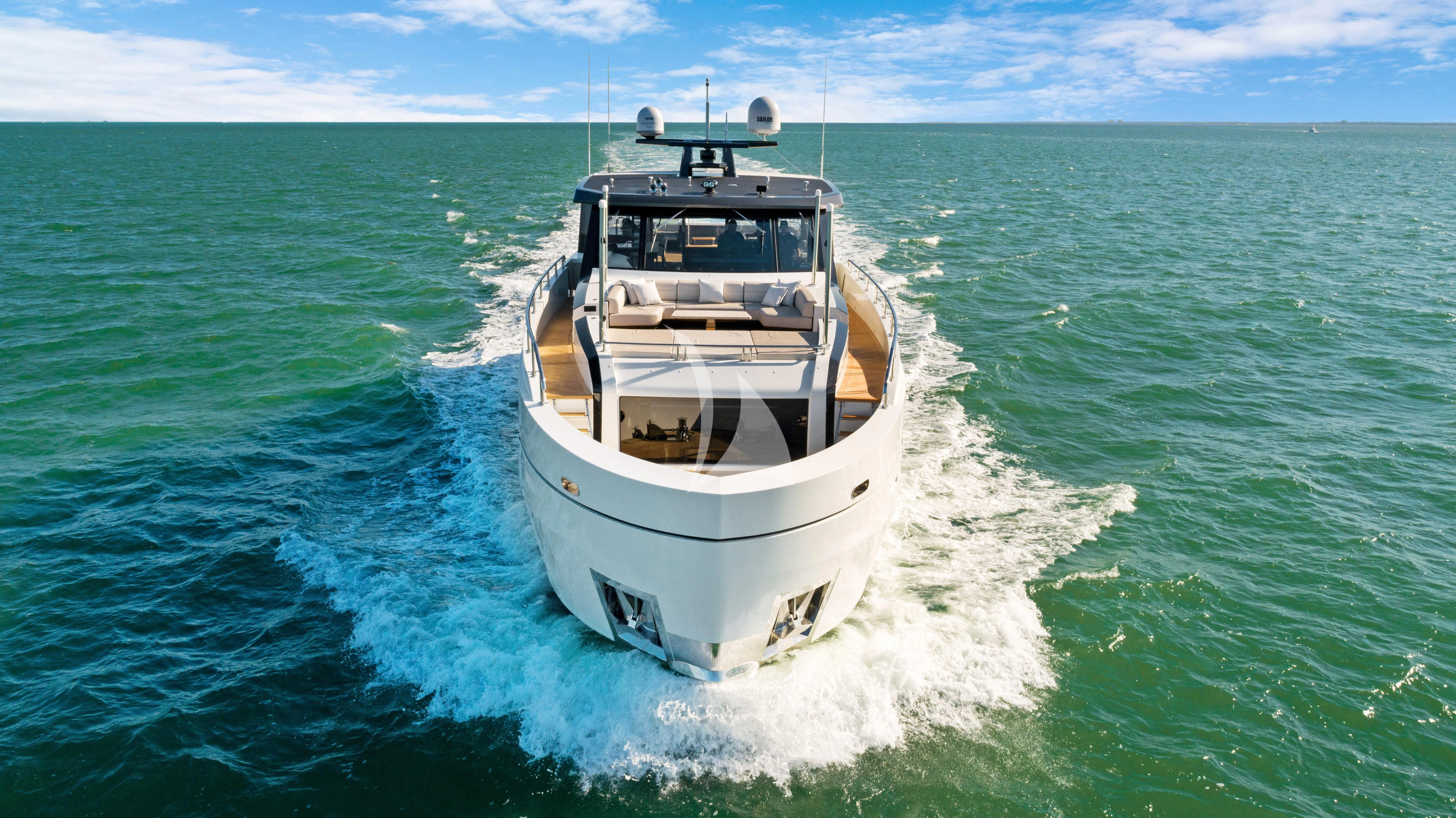 a boat on the water aboard MAKE BIG HAPPEN Yacht for Sale